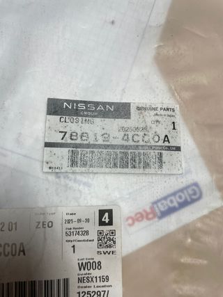 Cierre Parachoques Nissan X-Trail 2020