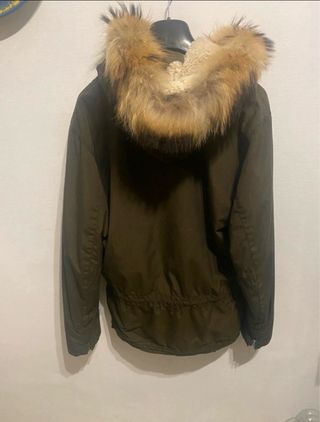 Napapijri Giubbino Marrone con Cappuccio