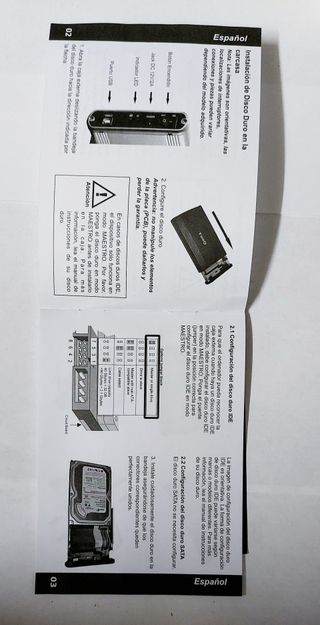 Caja Externa Disco Duro 3.5 USB 2.0 TooQ