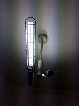 Lampadario moderno metallo e plastica