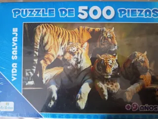 Puzzle 500 Piezas Vida Salvaje Tigres