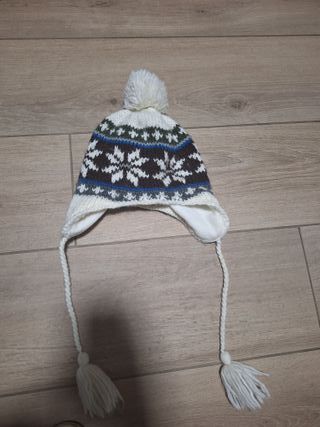 Cuffia bimbo pon pon e trecce 2-3 anni