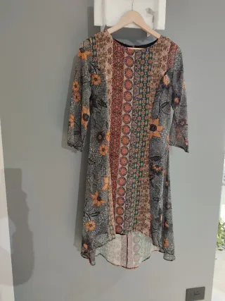 Vestito Desigual Multicolor Arancione