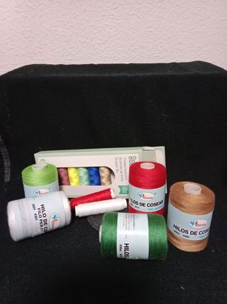 Lote Bobinas Hilo Coser Colores