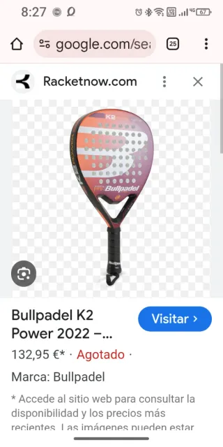 Pala Bullpadel K2 Power 2022