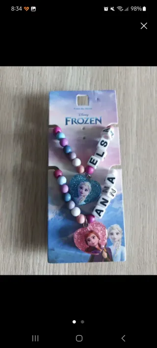 Pulseras Frozen Elsa y Anna