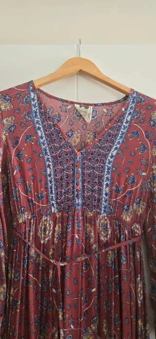 Vestido largo boho seminuevo