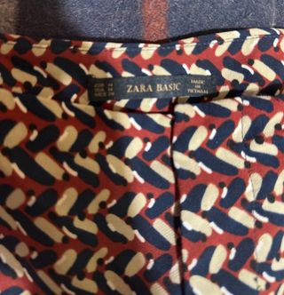 Pantalón Zara Estampado Mujer