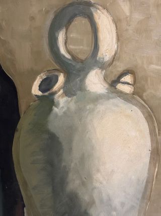 Cuadro Bodegón Botella y Jarra