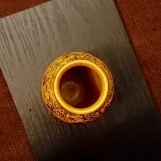 Jarrón Japonés Cerámica Dorado