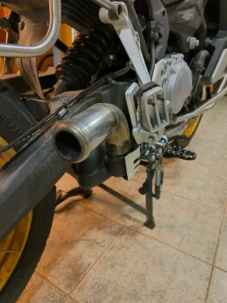 Maletas moto con soportes acero inoxidable