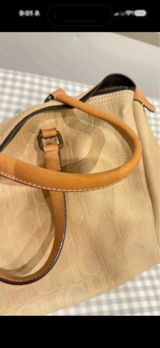 Bolso CH Carolina Herrera piel logo grabado