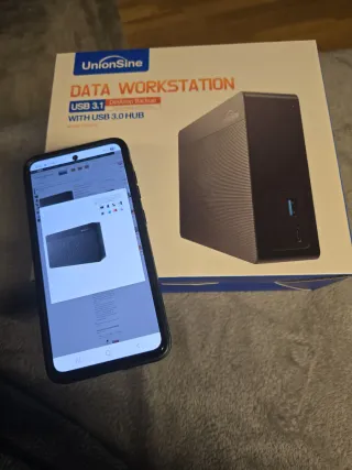 A estrenar. UnionSine Data Workstation USB 3.1 10T