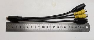 Cavo V-in/TV-out S-Video a 9 pin a 2 S-Video