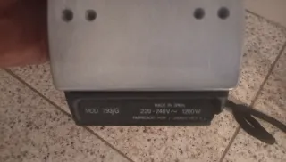 Plancha ropa vintage Solac modelo. 793/G