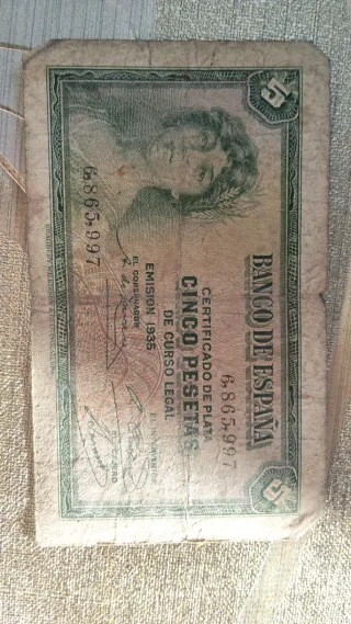 Billete 10 Pesetas Banco de España 1935