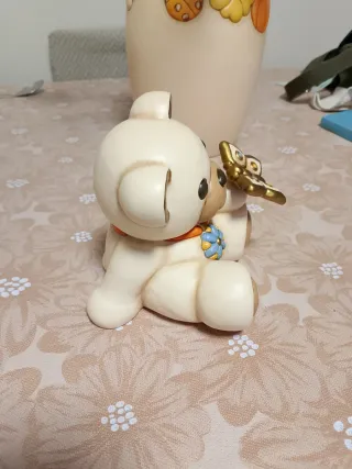 Orsetto Thun con farfalla e fiore