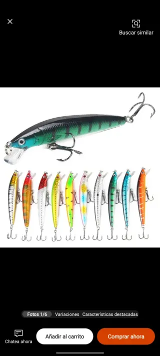 Señuelos pesca Minnow 10cm 9g