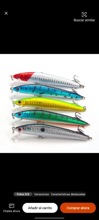 Señuelos pesca Minnow 10cm 9g