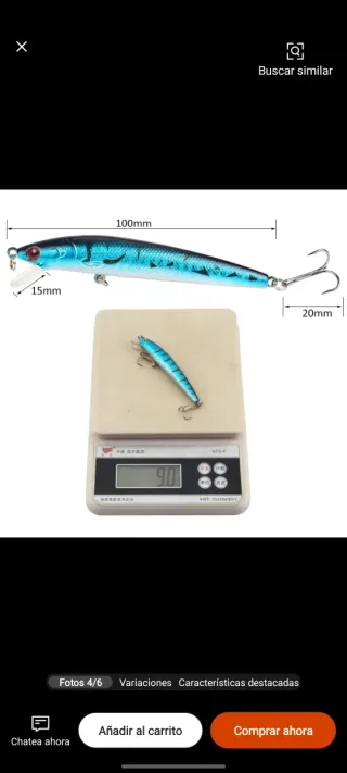 Señuelos pesca Minnow 10cm 9g