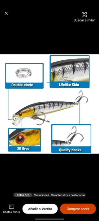 Señuelos pesca Minnow 10cm 9g