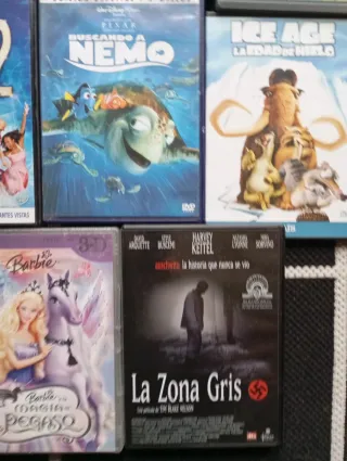 Lote 8 Películas DVD Infantiles y Familiares