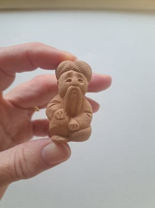 Due statuine in argilla anni '80