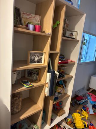 Estantería Kave Home Madera y Blanco