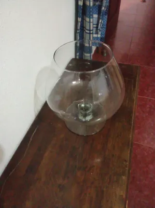 Copa gigante de vidrio