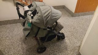 Carrito de bebé doble gris Valco Baby snap duo