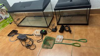 Acuario / Pecera con accesorios