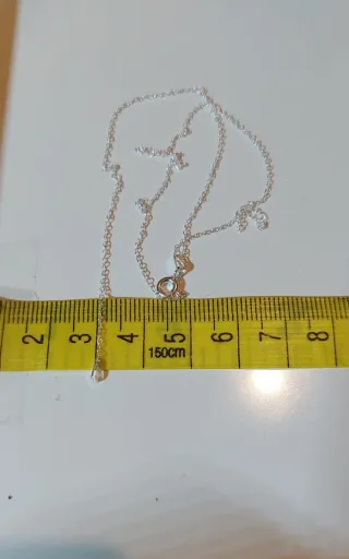 Cadena de Plata de Ley de 40cm