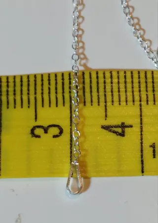 Cadena de Plata de Ley de 40cm