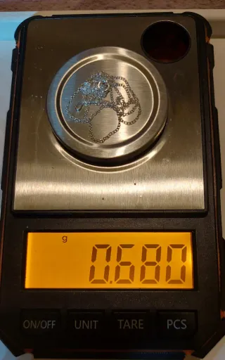 Cadena de Plata de Ley de 40cm