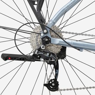 Bicicleta urbana larga distancia cuadro bajo monoplato