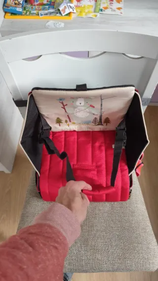 Trona portátil para bebé