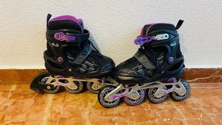 Patines en línea niña/o Talla 34-37 Morado