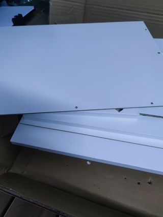 VASAGLE Mesita de Noche, Mesa Auxiliar con Cajón, Asa, Compartimento Abierto, para Dormitorio, Salón, Blanco Nube LET619T14