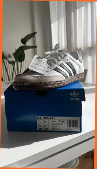 Adidas Samba OG Blancas Negras Talla 40