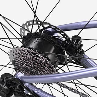 Bicicleta Eléctrica Carretera E-EDR AF Lila Shimano 105 Di2