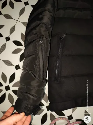 Cazadora Negra 2 Tejidos T/S hombre o T/M de mujer