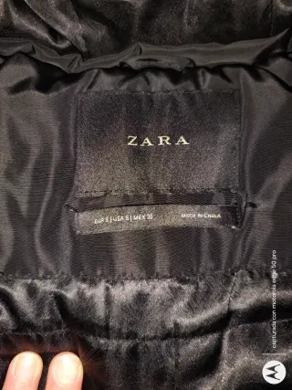 Cazadora Negra 2 Tejidos T/S hombre o T/M de mujer