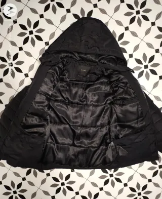 Cazadora Negra 2 Tejidos T/S hombre o T/M de mujer