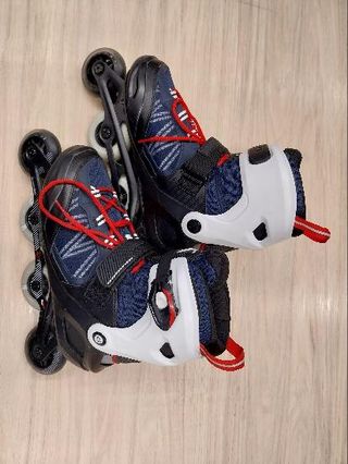 Patines Línea Hombre Oxelo Fitness FIT500 Azul