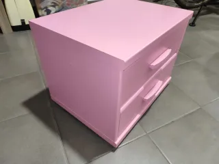 Mesita 2 cajones infantil