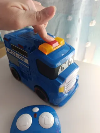 Coche Policía Juguete con Mando