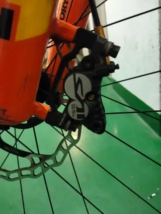 Bicicleta Eléctrica Montaña Naranja