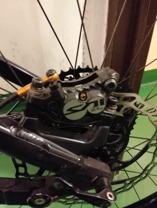 Bicicleta Eléctrica Montaña Naranja