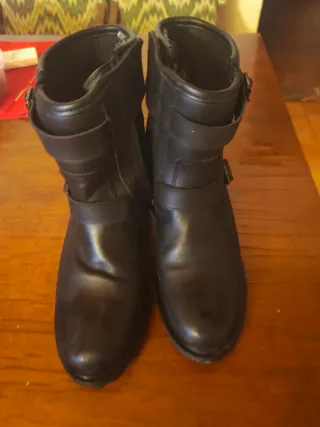 Botas mujer moto o para poner con vaqueros talla41