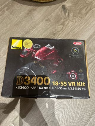 Fotocamera Nikon D3400 Rossa Kit 18-55 VR